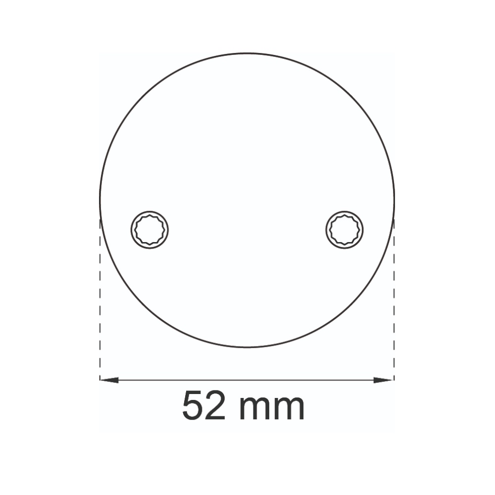 Täckbricka F4265 Rostfritt Habo 31220