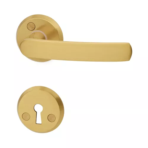 Indvendigt Dørhåndtag A2595 Mat Messing, Habo 10874