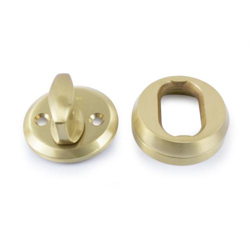 Cylinderknopsæt 40 ​​Mat Messing Habo 31411