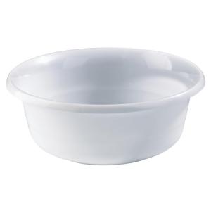 Wash Basin Round, 7L, White, 10pcs, Nordiska Plast