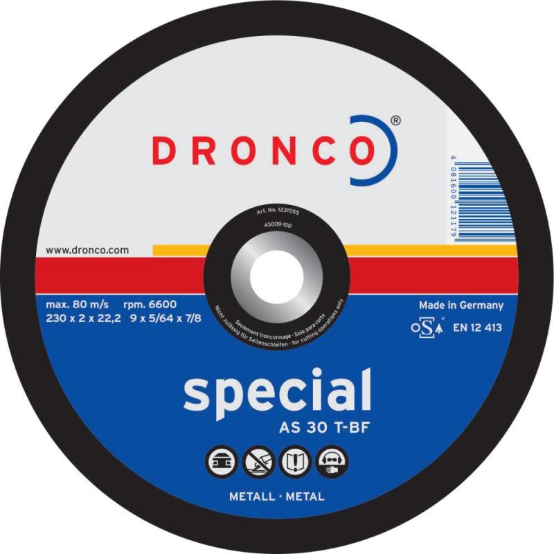 Kapskiva Dronco 125X2.0X22.2 MM FÖR Metall