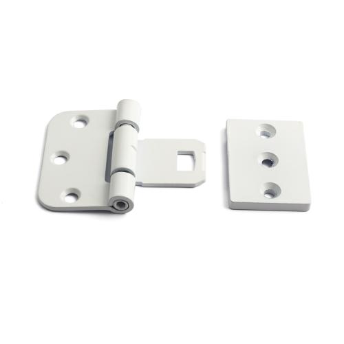 Hinge 2465, Symmetrical, White, 2pcs, Habo 10999