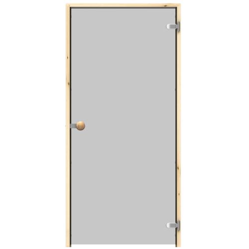 Bastudörrset Swedoor Easy Obeh Furu Blåtonat glas