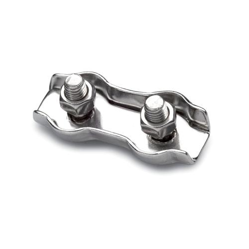 Reblås/Låseplade Til Stålreb 2mm Rustfrit Stål A4 2stkx5pakke​ Bårebo 261762