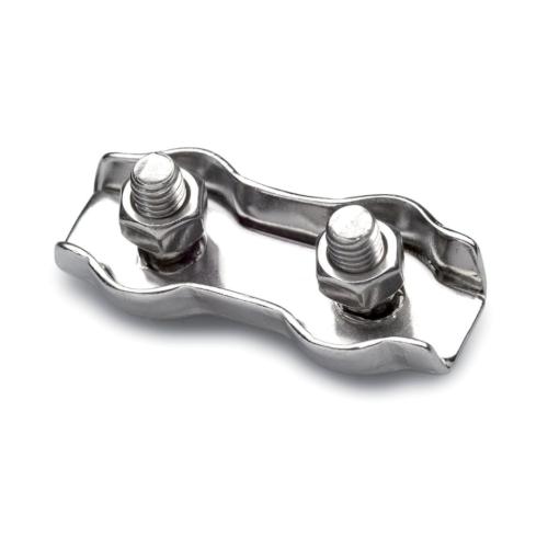 Reblås/Låseplade Til Stålreb 4mm Rustfrit sStål A4 2stkx5pakke​ Bårebo 261764