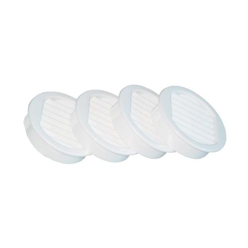 Cabinet Grid 70mm White Fresh 4pcs