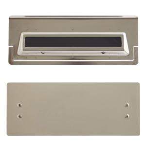 Letter Box With Tailgate 4, 65-69mm Nickel, Habo 11140