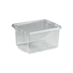 ​Storage Box 15L, Transparent, 8pcs, Nordiska Plast