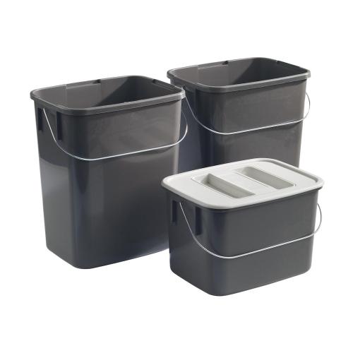 Sorteringssæt, Antracitgrå, Nordiska Plast