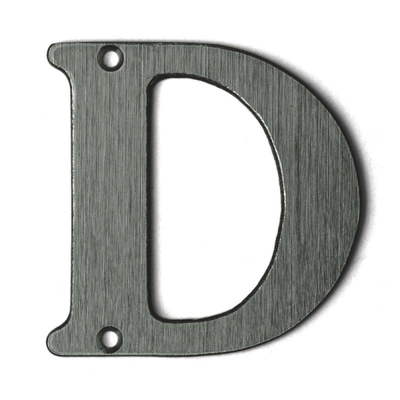 Bokstav D B1 78mm Brunoxid Bårebo 861233
