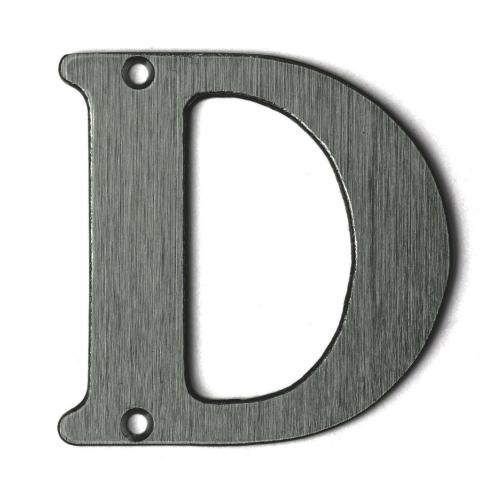 Bokstav D B1 78mm Brunoxid Bårebo 861233
