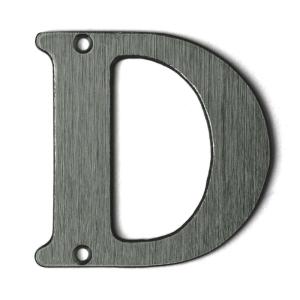 Bokstav D B1 78mm Brunoxid Bårebo 861233