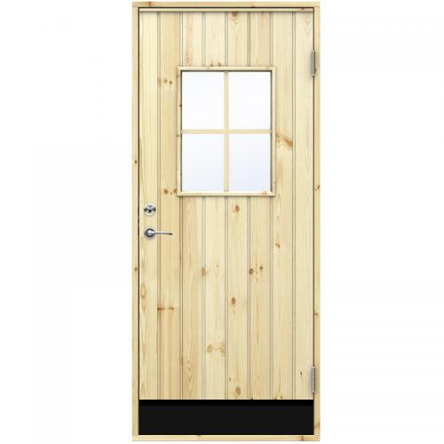 Kallförrådsdörr Swedoor I30G Glas Obeh furu