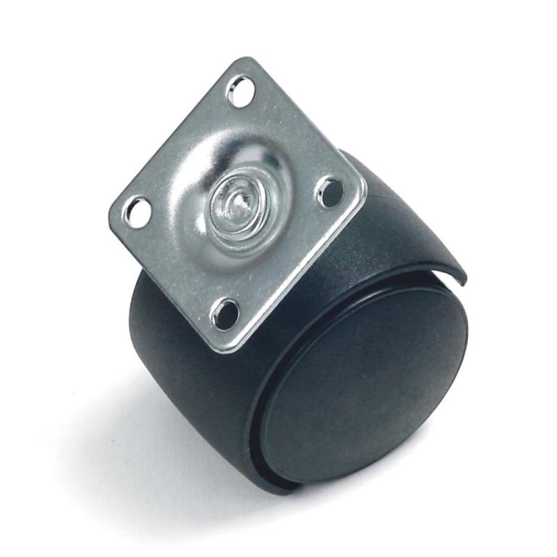 Tvillingehjul 40mm Med Monteringsplade 4stkx5pakke ​Bårebo 273404