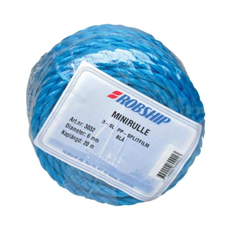 Tågvirke Polypropylene 8mmx30m Blå Robship