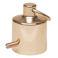 ÄNDBESLAG MÄSSING 36MM MED RING