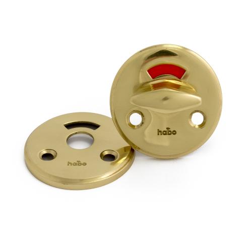 WC-Armaturer 91682, Poleret Messing, Habo 12067