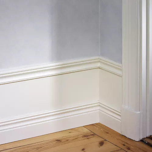 Väggpanel 2070x400x19mm Royal Antique Vit Lundbergs