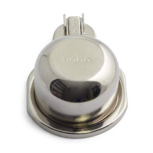 Låseskærm 74, Stål Forniklet, Habo 88054