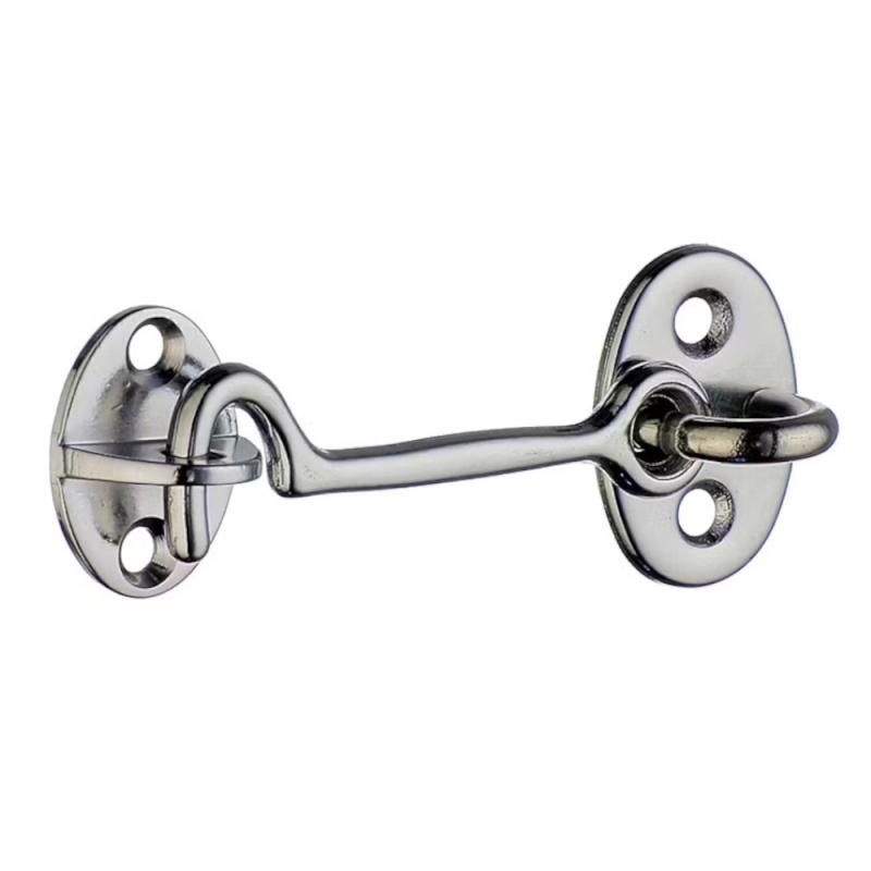 Hyttelås 100mm Poleret Krom Beslagboden BK296