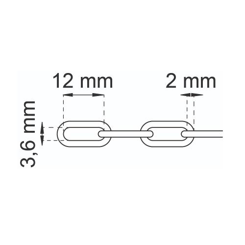 Kæde 200, 30m, Habo