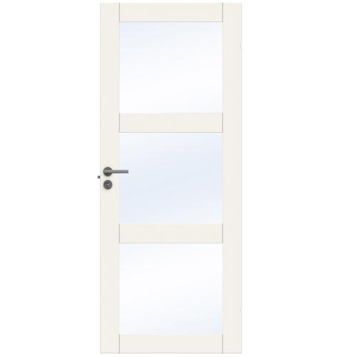 Innerdörr Swedoor PURITY GW03L Vit Klarglas NCS-S 0502-Y