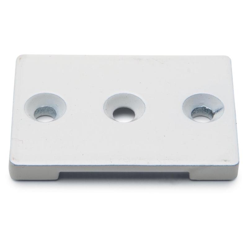Monteringsplade 2465 Hvid 2stkx5pakke​ Bårebo 812217