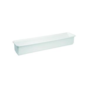 Flower Box Plastic, 900mm, White, 10pcs, Nyby