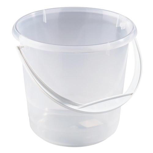 Spand, 5L, Transparent, 10stk, Nordiska Plast