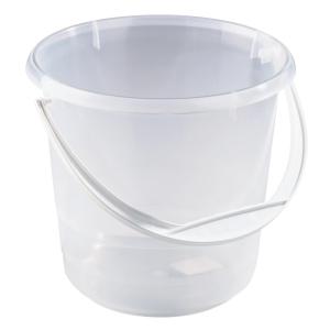 Bucket, 5L, Transparent, 10pcs, Nordiska Plast