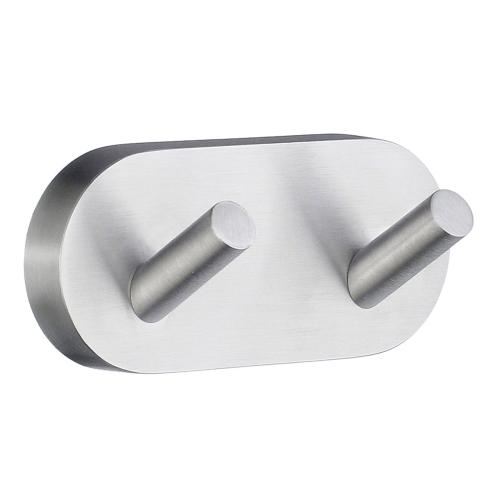 Dubbelkrok Home 90mm Borstad Krom Smedbo HS356