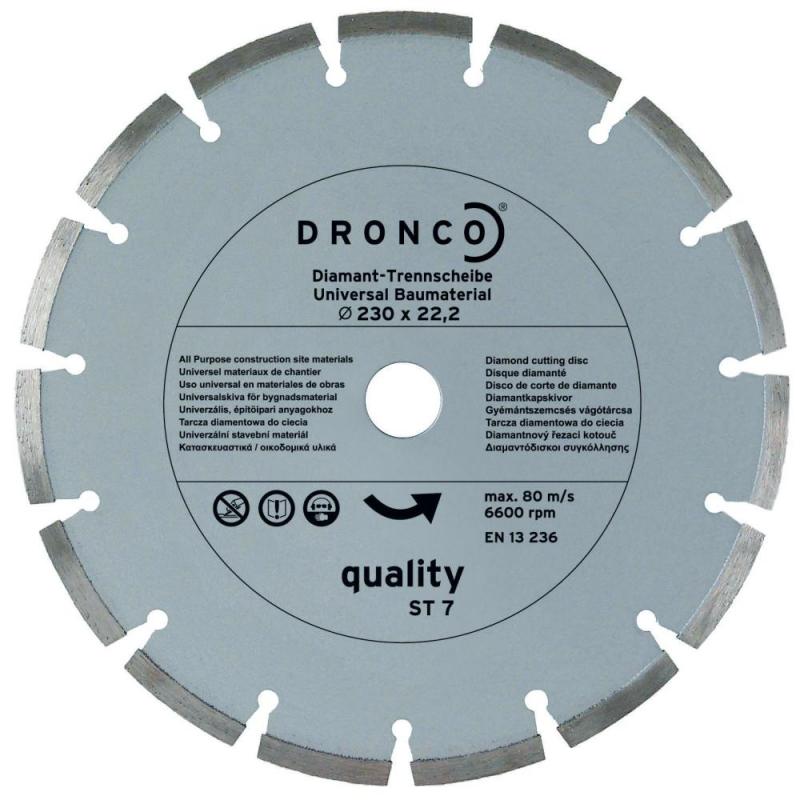 Diamantklinge 180x2x22,2mm Dronco