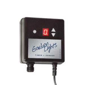Timer Utomhus Digital 1-9 Timmar Svart Garden Lights