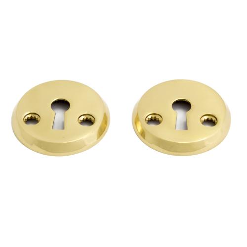 Nøgleplade 2991, Poleret Messing, Habo 12719