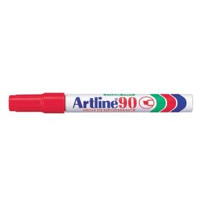 Marker Pen 90 Medium, Red, 12pcs, Artline