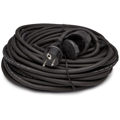 Forlængerledning H05RR-F 3G1.5mm² 10m 230V IP44 Bårebo