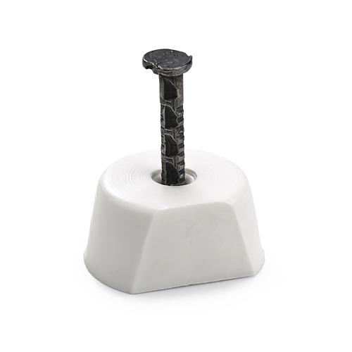 Hyldestøtte 1567 Plast Hvid, 12stk, Habo 40014