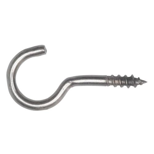 Skruekrog 50mm Rustfrit Stål A2 5stkx5pakker Bårebo 154405