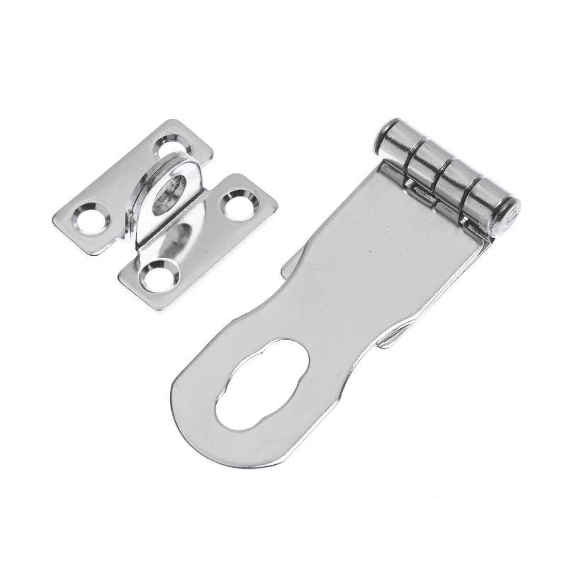 Hængslet Hasp 70mm Rustfrit Stål A2 5stk Bårebo 820567