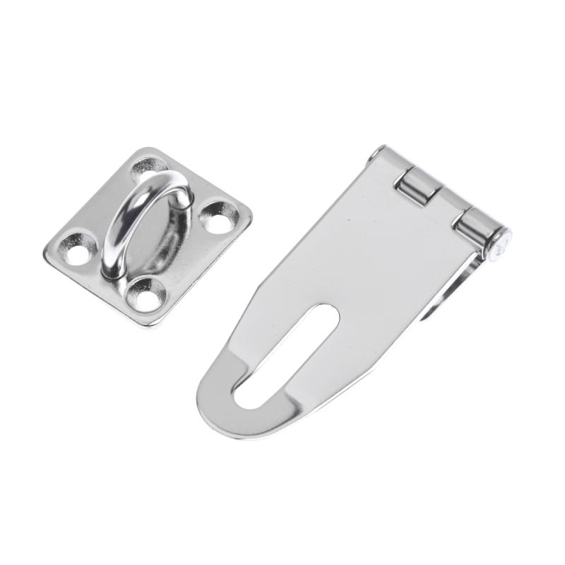 Hængslet Hasp Kraftig 67mm Rustfrit Stål A2 5stk Bårebo 820568