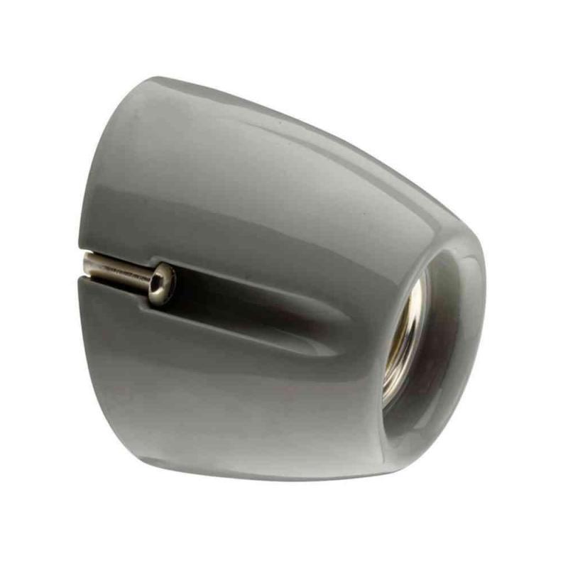 Porcelænsarmatur Ifö Basic Vinklet Sokkel 100W IP20 E27 Grå Ifö Electric
