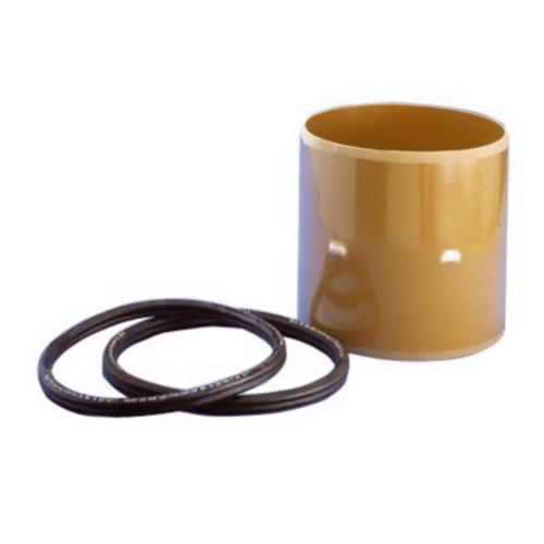 Joint Sleeve For Standpipe Including 2 Rubber Rings Brown Wavin