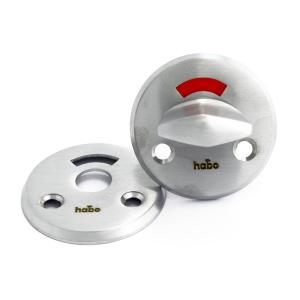 WC-Fittings A96 Brushed Chrome, Habo 13073