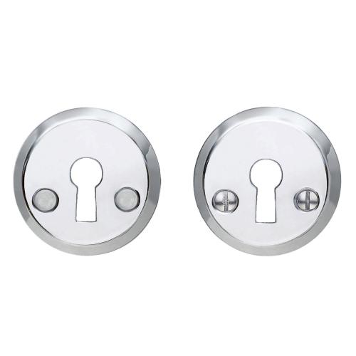 Nøgleplade 50mm Poleret Nikkel Beslagsboden ​B720