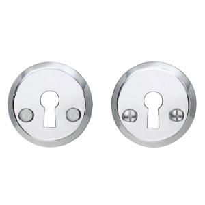 Nøgleplade 50mm Poleret Nikkel Beslagsboden ​B720