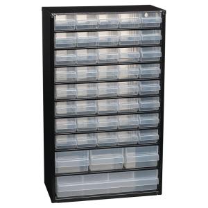 Assortment Cabinet, C11-44, Black, Raaco