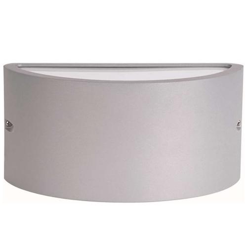 Fasadarmatur Nottingham, Silver, Opal, E27, IP44, Malmbergs 7717013