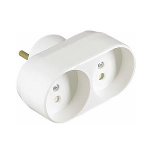 Branch Plug, 2-way, Without Ground, Malmbergs 19250208