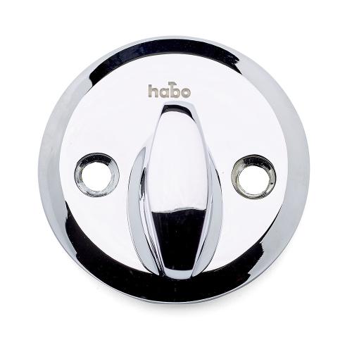 Cylinderknop 40 Krom, Habo 31872