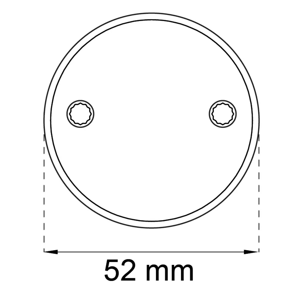 Täckbricka 4265 Krom, Habo 13753